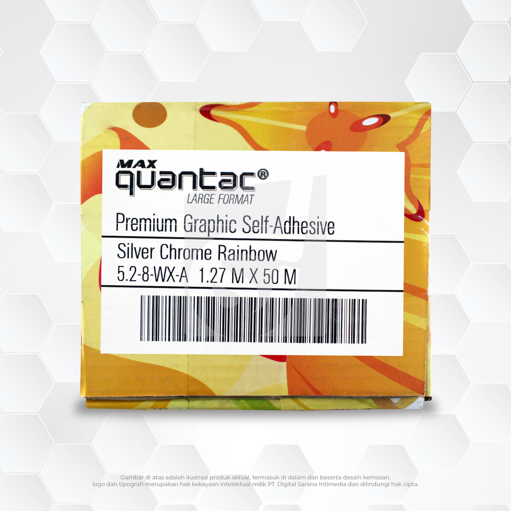Jual Sticker Hologram Quantac Max Hologram Ecosolvent | Quantac Max ...