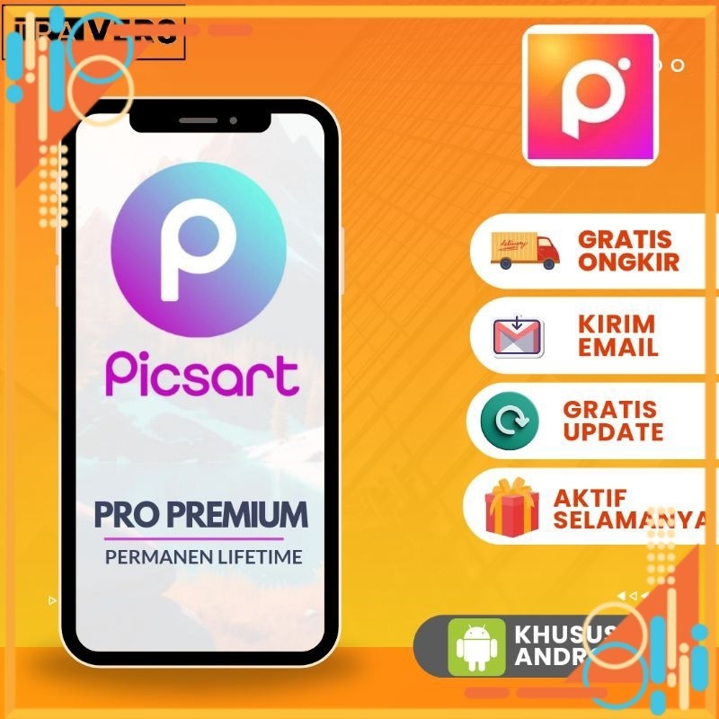 Jual PICSART PREMIUM PRO PERMANEN LIFETIME - Pics Art Aplikasi Edit ...