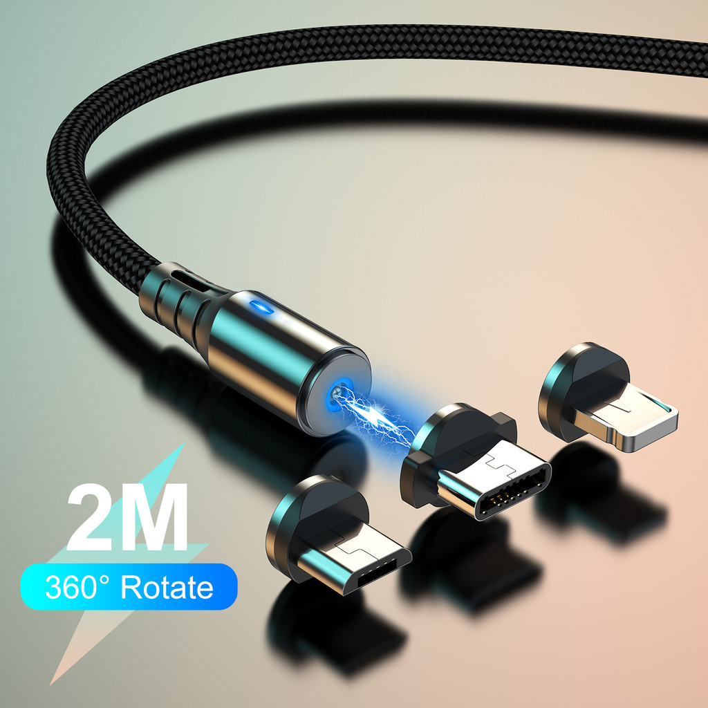 Jual LED Cable Micro USB Type C Fast Charging Charger