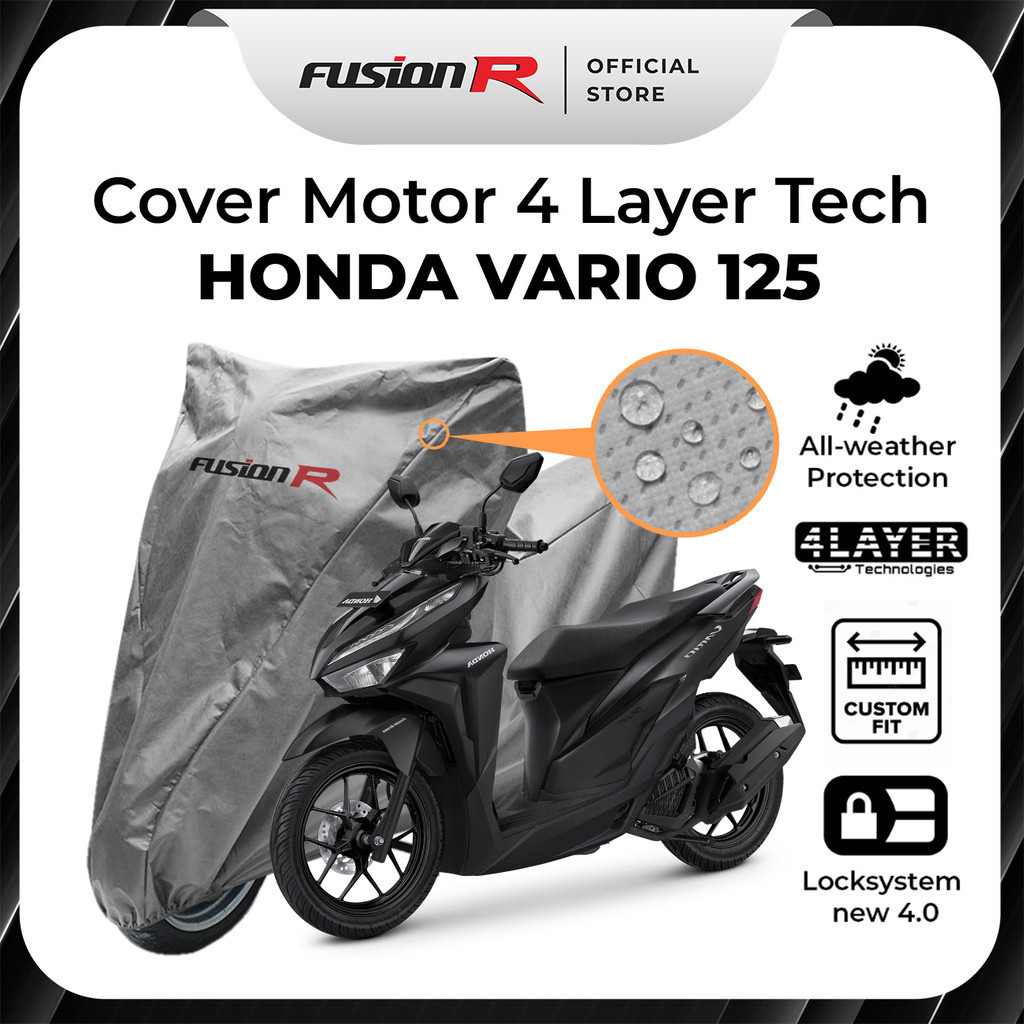 Jual Fusion R Cover Penutup Sarung Motor Honda Vario Layer