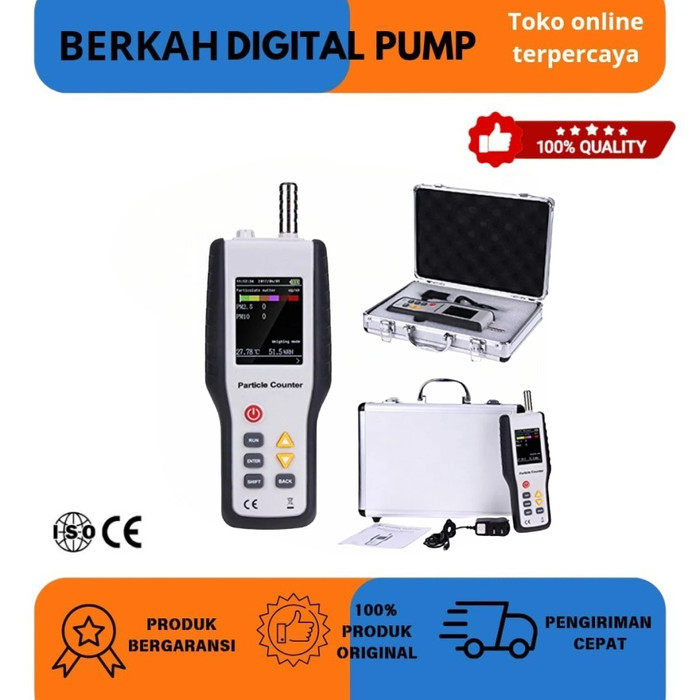 Jual HT9600 Air Quality Monitor PM2.5 PM10 HTI HT-9600 Particle Counter ...