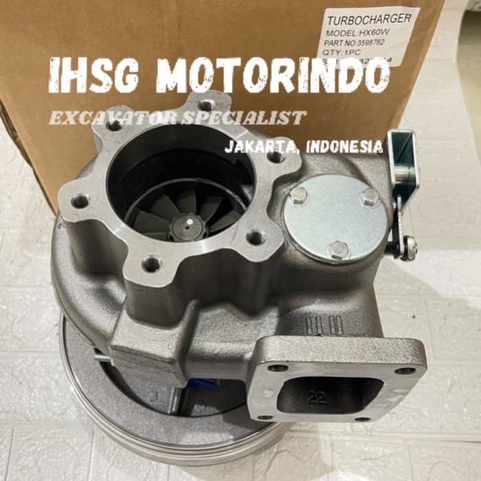 Jual TURBOCHARGER HYUNDAI R850LC-9 R850 LC TURBO HX60W HX 60 QSX15 ...