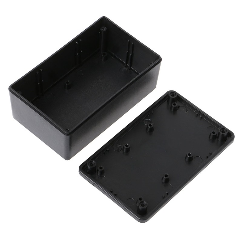 Jual Dustproof Electrical Junction Box Black Waterproof Plastic ...