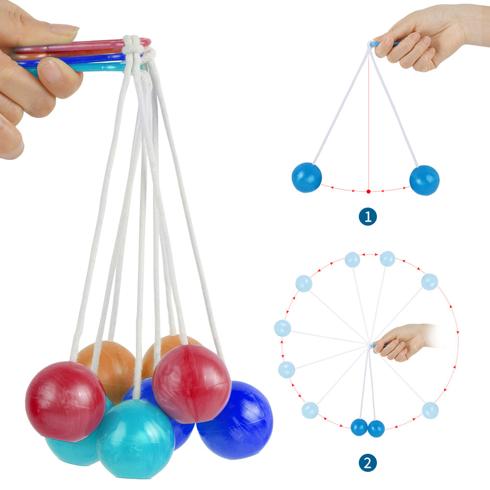 Jual 1 Pc Bump Ball Double Pool Ball Hand Shake Spin Lato Tap Ball ...