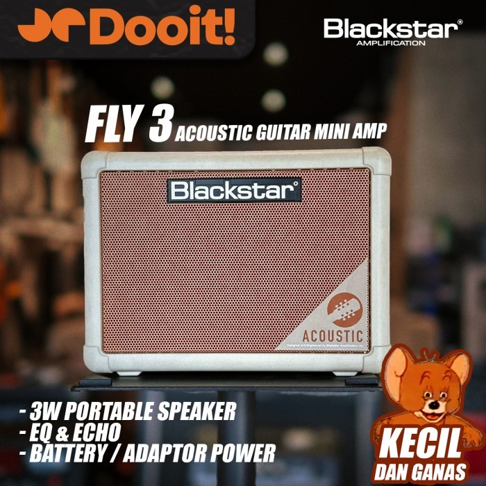 Jual Blackstar Fly 3 Ampli Akustik Gitar Kecil Kamar Mini Acoustic