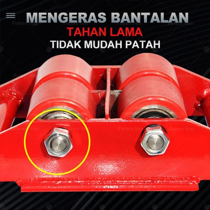 Jual RODA PEMINDAH BARANG MACHINERY MOVER ROLLER ROLL TANK 8 TON - 12T ...