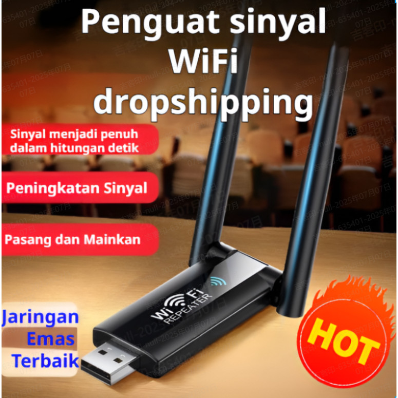 Jual ⭐Beli 1 gratis 1⭐[Memperluas Jangkauan Sinyal WiFi] Extender WiFi ...