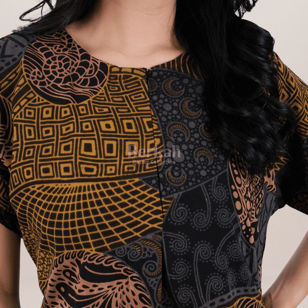 Daster Batik Rayon Busui Resleting Surya Teja 5