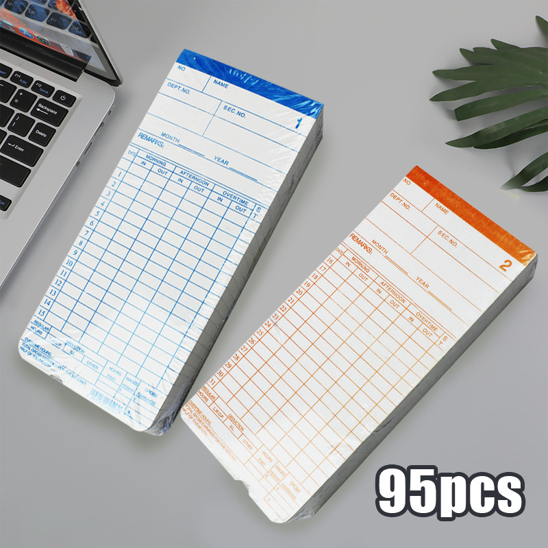 Jual 95 Pcs KARTU ABSEN ABSENSI KRISBOW Kartu Tanda Kehadiran ...