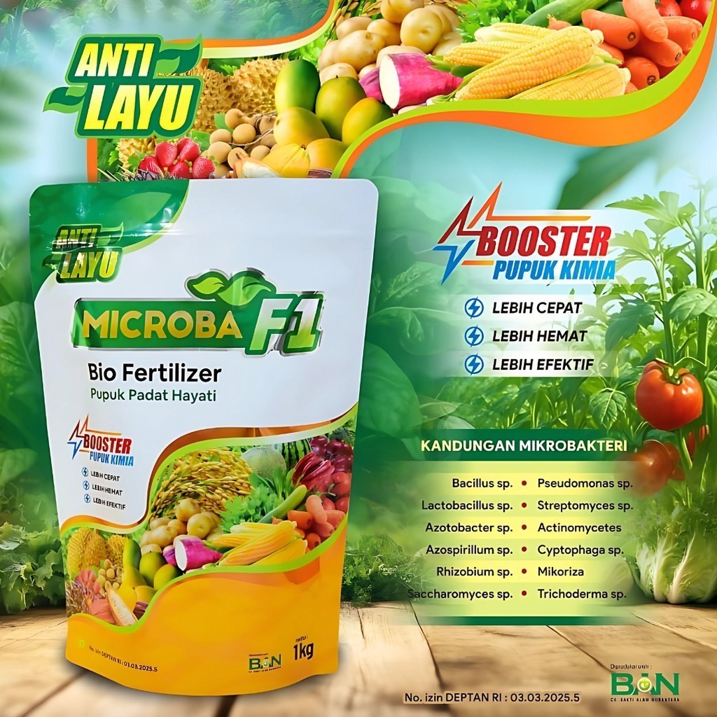 Jual Pupuk Microba F1 1kg untuk Pemulihan Lahan Rusak | Shopee Indonesia