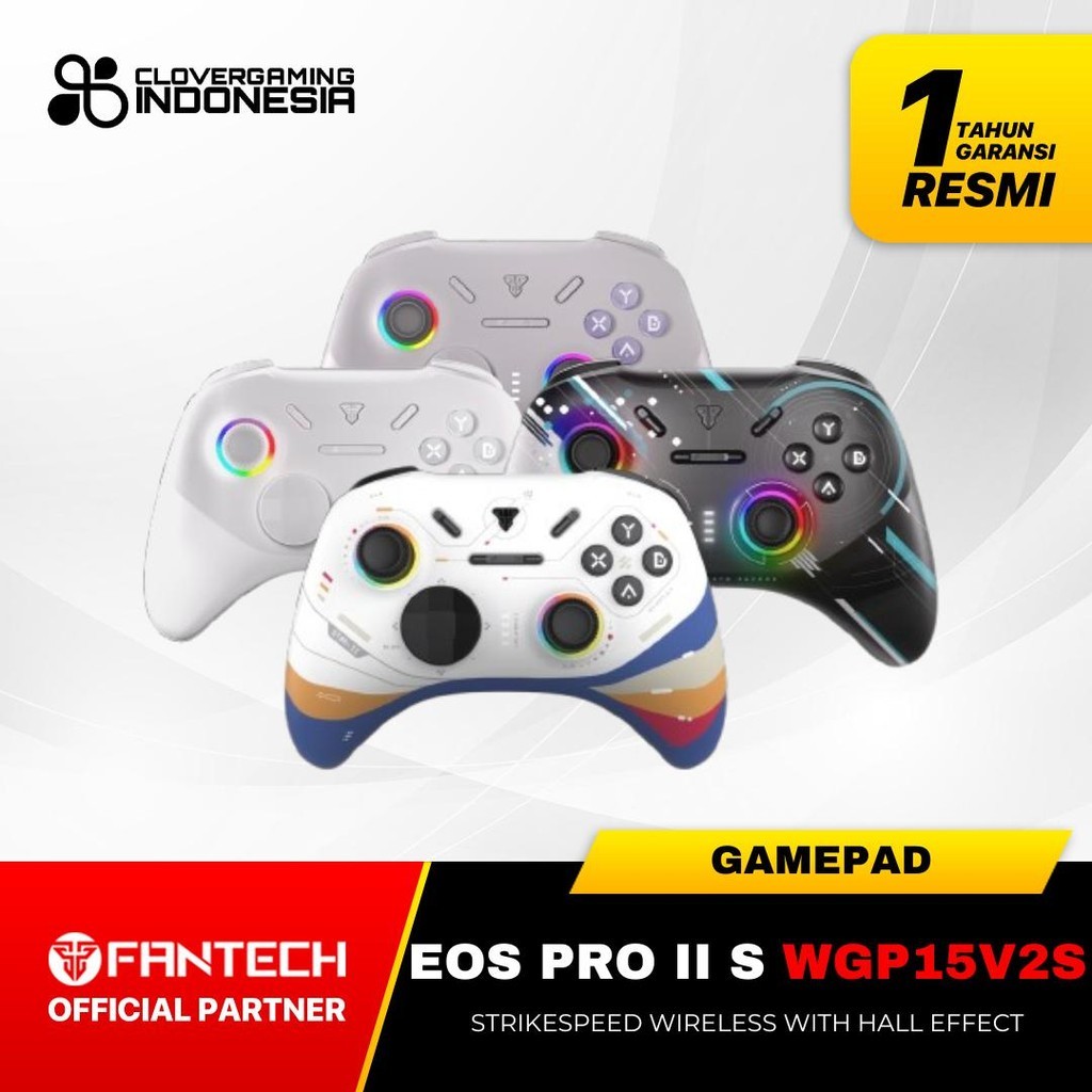 Jual Fantech EOS PRO II S WGP15V2S Wireless Bluetooth Gamepad Tri Mode ...