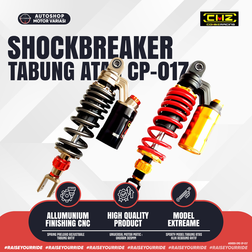 Jual Shockbreaker Belakang KTC EXTREME 305MM – Klik Rebound Tabung Atas ...