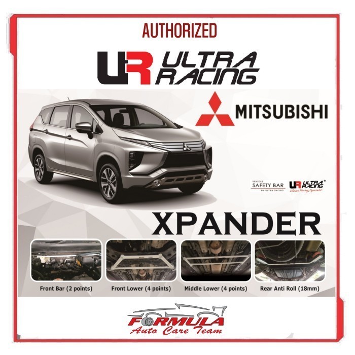 Jual Strutbar stabilizer Ultra Racing UR Xpander/All New Livina - Front ...
