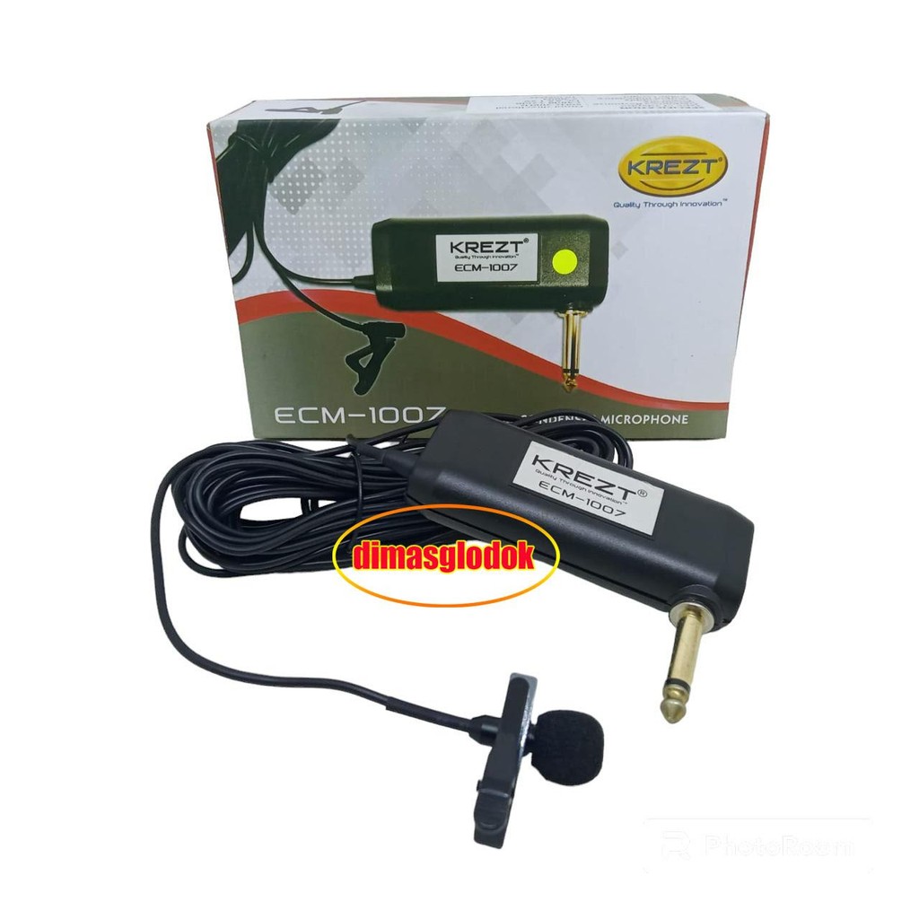 Jual KREZT ECM 1007 Microphone Condensor Mic Clip On Krezt ECM1007 Mik ...