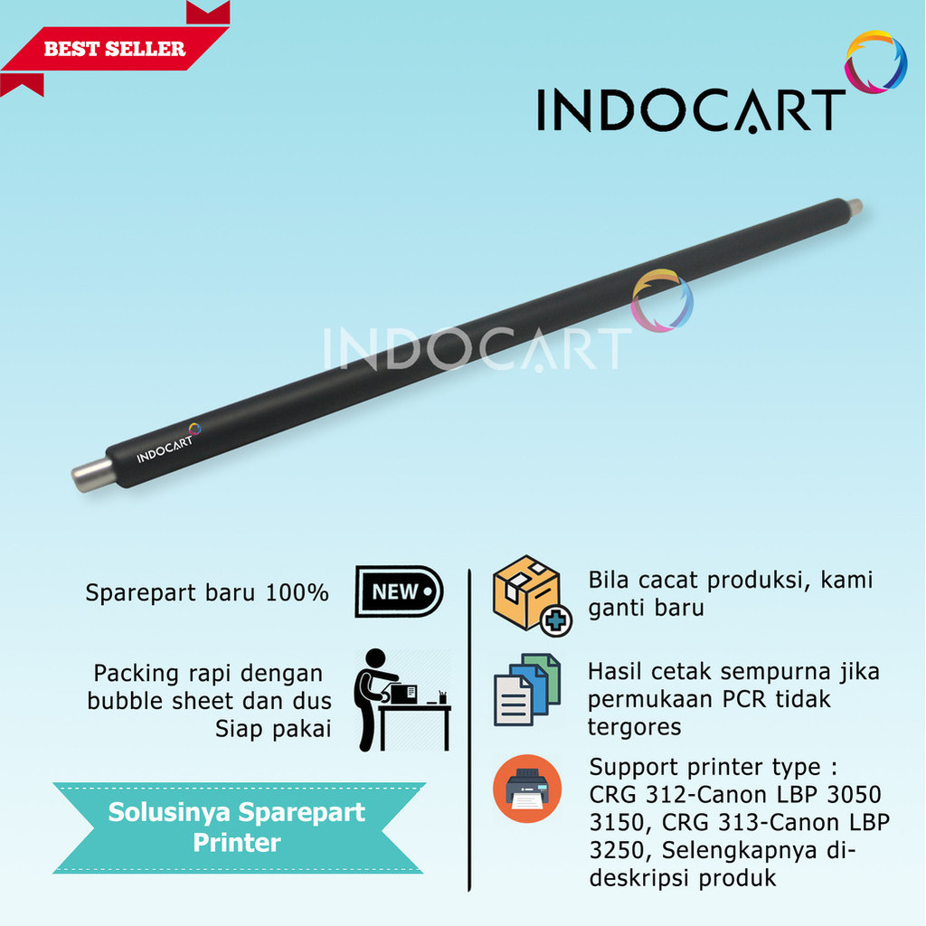 Jual PCR Primary Charge Roller 35A 36A 48A 78A-HP P1005 P1006 P1505 ...
