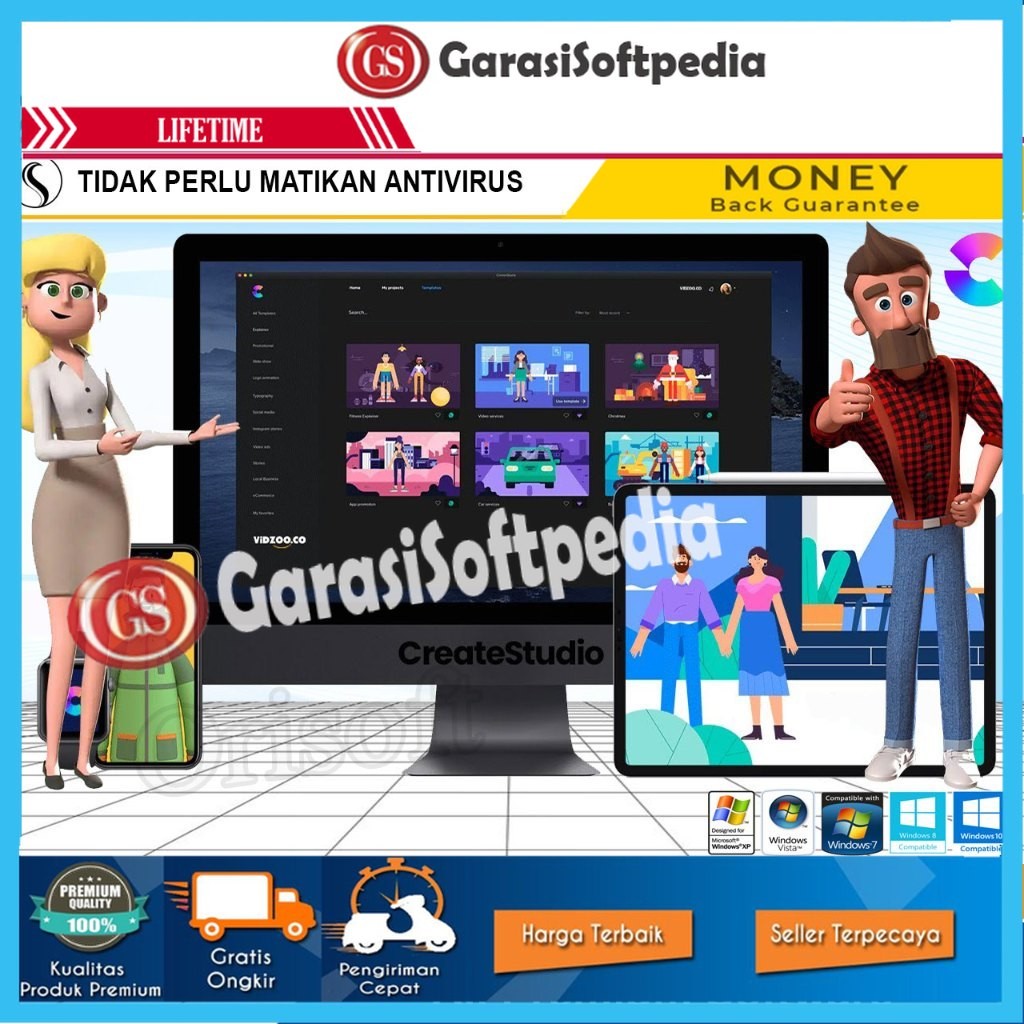 Jual Create Studio 1.4 Software Membuat Animasi for Windows | Shopee ...