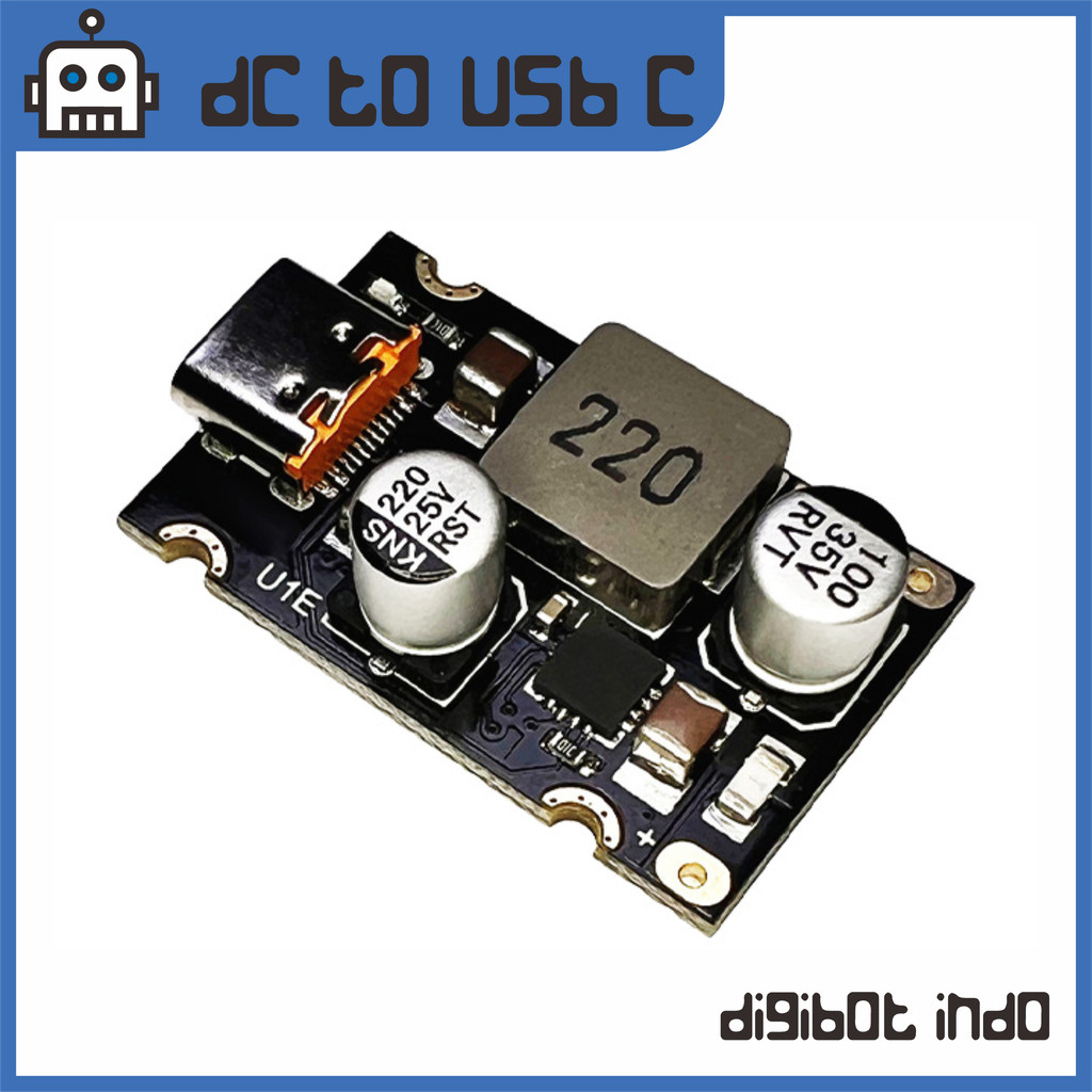 Jual DC to USB type C Module 65W - Quick Charge PD 3.1 QC3 Mobile Phone ...