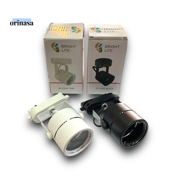 Jual Kap Lampu Rell Track Lampu Rel Spotlight Lampu Sorot MR16 ...
