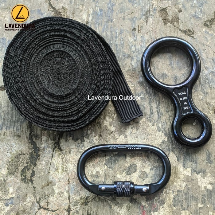 Jual REPLING Set Paket Rappeling 6 Reppeling SRT Single Rope Technique ...