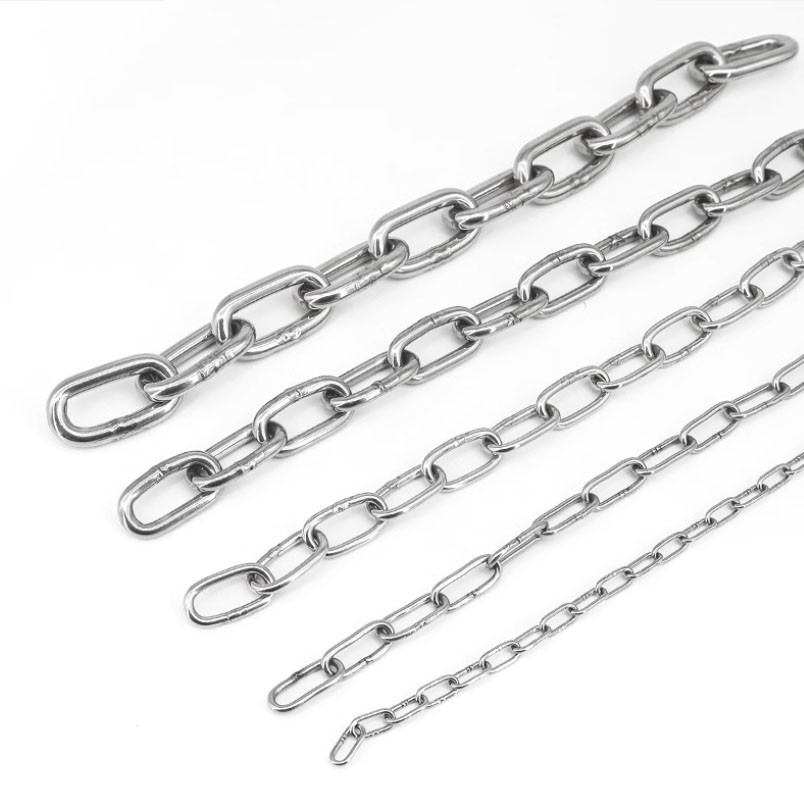 Jual 1Meter Stainless Steel Chains Multi-purpose Lifting Chain Industry ...