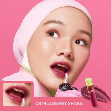 WARDAH Lip Tint Moist Dew Tint 3 G Bibir Lembab Tahan 24 Jam Liptint Lip Stain Lipgloss Lip