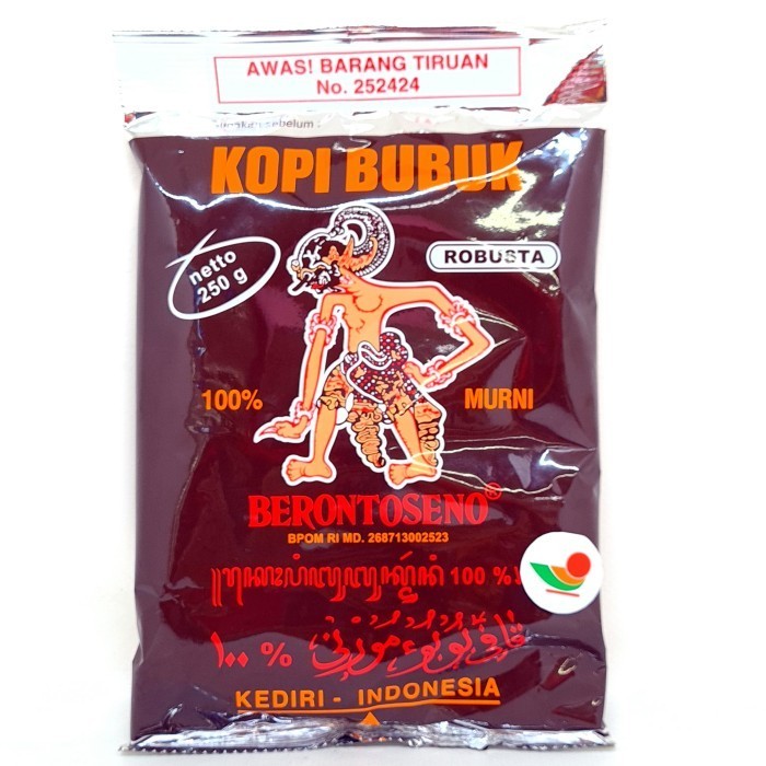 Jual BERONTOSENO KOPI BUBUK ROBUSTA 250gr | 100% MURNI BRONTOSENO ...