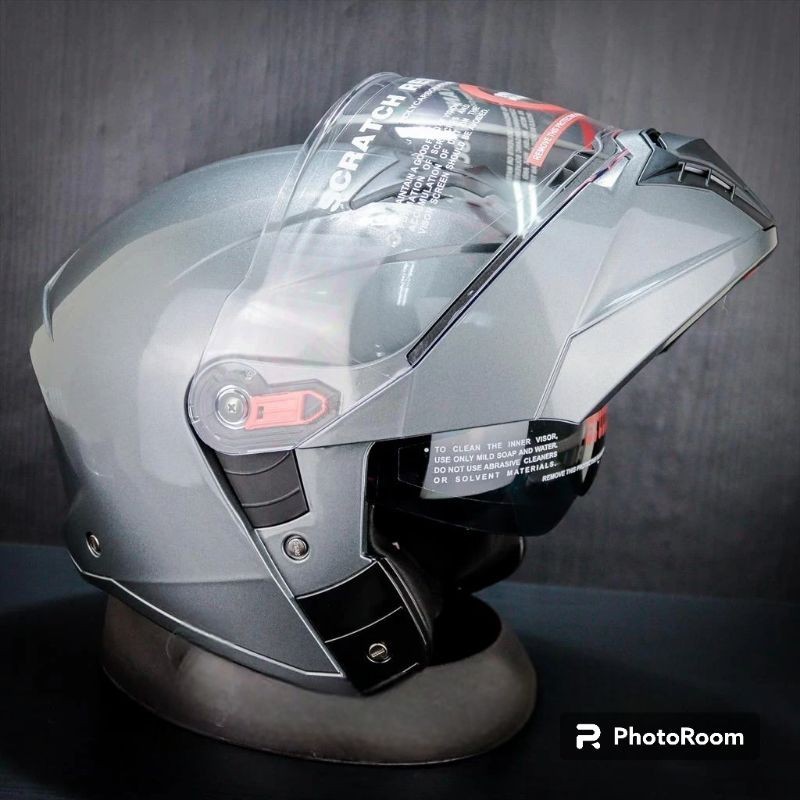 Jual STUDDS HELM DRIFTER MODULAR SOLID | MATT BLACK | DOUBLE VISOR ...