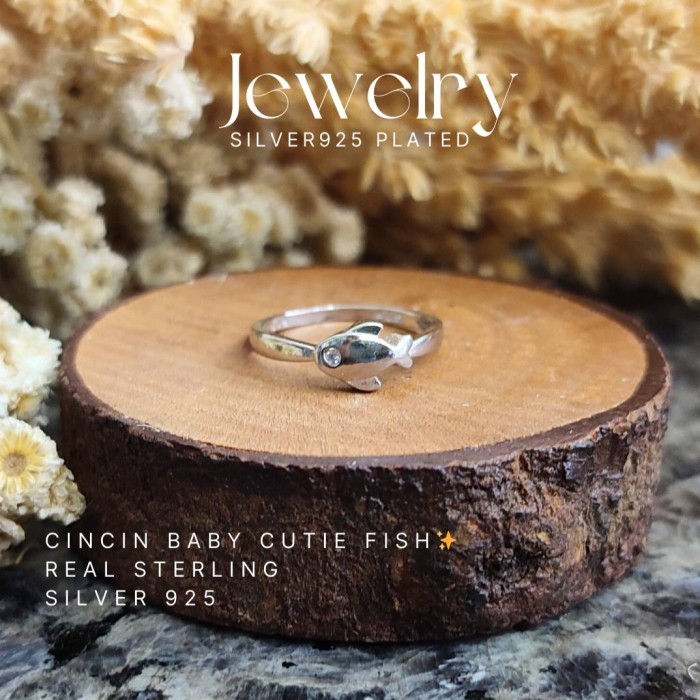 Cincin Anak Sterling Silver 925 Baby I Rings Perhiasan Perak