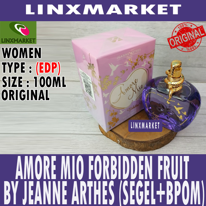 Eau De Parfum Jeanne Arthes Amore Mio Forbidden Fruit - Floral Vanillé 100 Ml Neuf