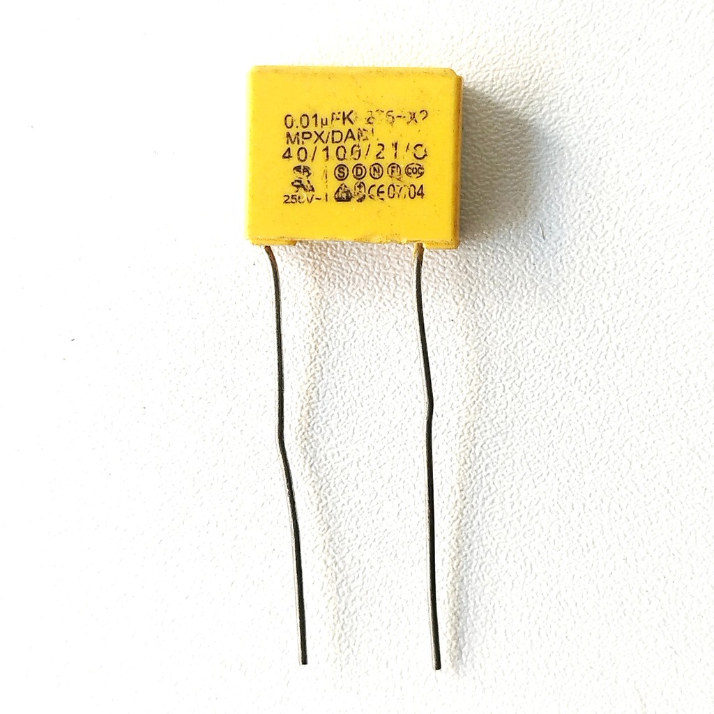 2 Condensateurs MKP X2 0,01µF 275V Kemet - Pour électronique Et Bricolage