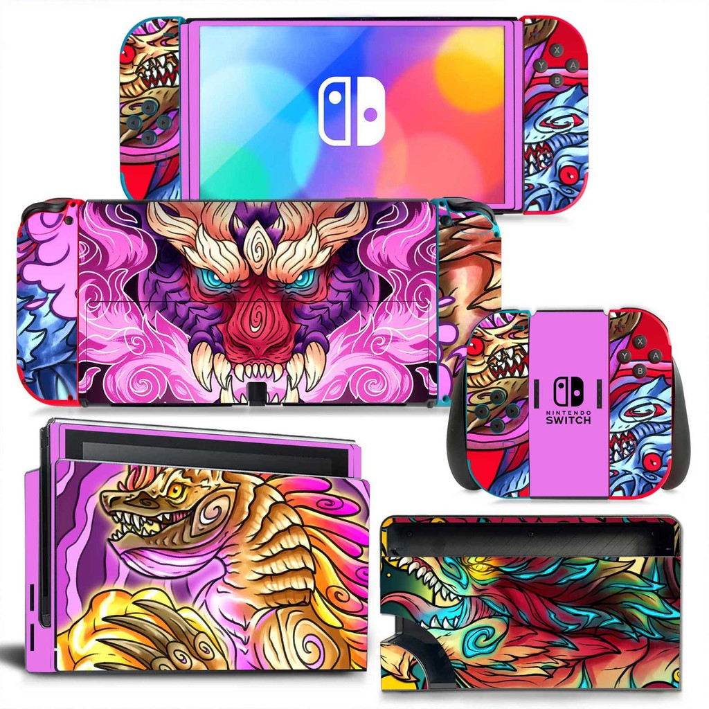 Jual Monster GAME NS Old Skin Sticker Decal Cover for Switch Old ...