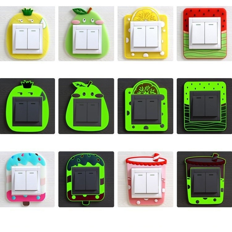 Jual Sticker Saklar Dinding Stiker Saklar Glow In The Dark Dekorasi ...