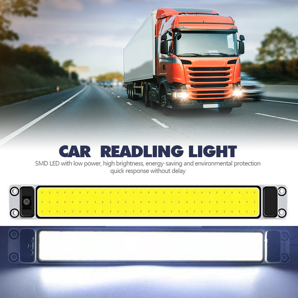 Lampe LED Plafonnier Voiture 54 LEDs - 12-24V, 16W, Lumière Lecture, Plastique, Neuve, Garantie 6 Mois