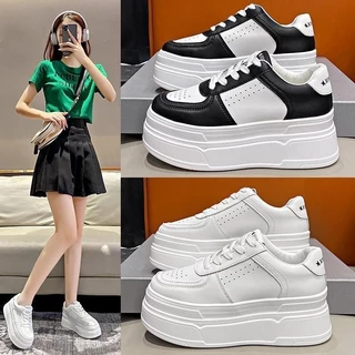 [LC] Sepatu Wanita Sneaker 7cm Elegan Korea