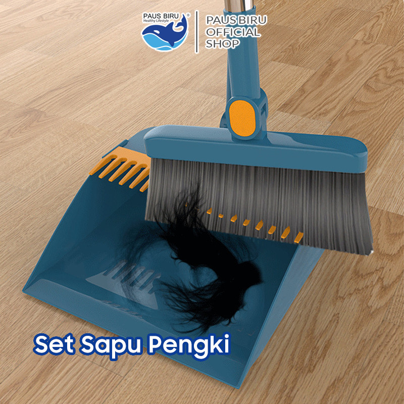 Jual Paus Biru - Set Sapu dan Pengki Lipat – Bulu Lembut Tidak ...