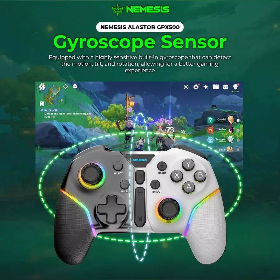 Jual NYK Nemesis Alastor GPX500 / GPX-500 Gamepad Wireless Connection ...