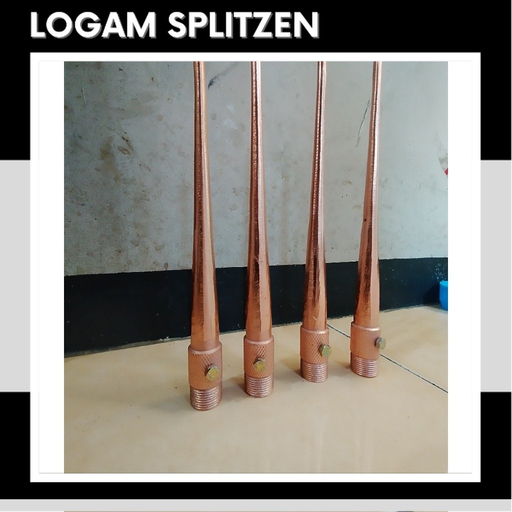 Jual Splitzen Tombak Penangkal Petir 3/4 Inch x 30cm | Shopee Indonesia