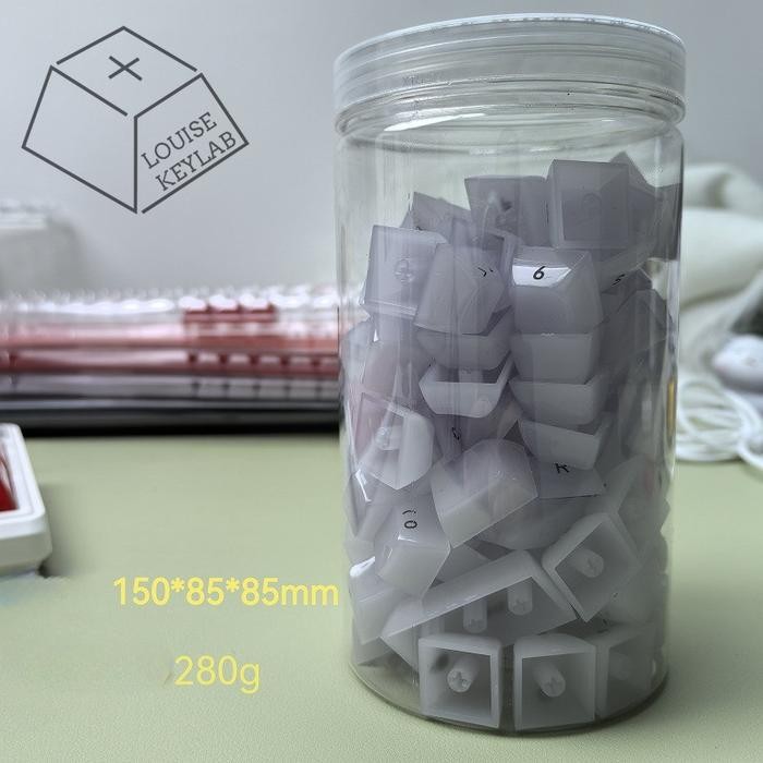 Jual Terbaru Keycap Jelly Fish Translucent Tembus Cahaya MDA Profil PC ...