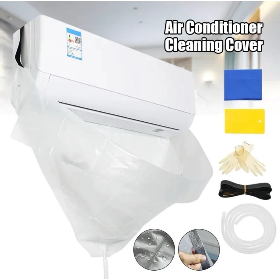 Jual Plastik Cuci AC Cover Cleaning AC 1/2 PK 1pk Sedang | Shopee Indonesia