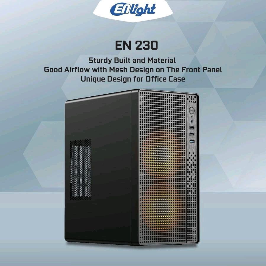 Jual Casing Enlight EN-230 M-ATX Include PSU 300W | Shopee Indonesia