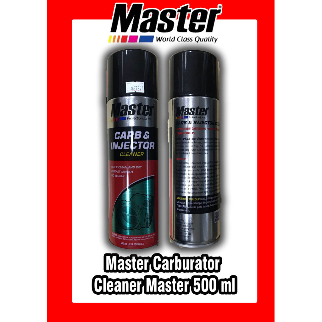 Jual Carburator Cleaner dan Injektor Cleaner Master 500ML 67271 ...
