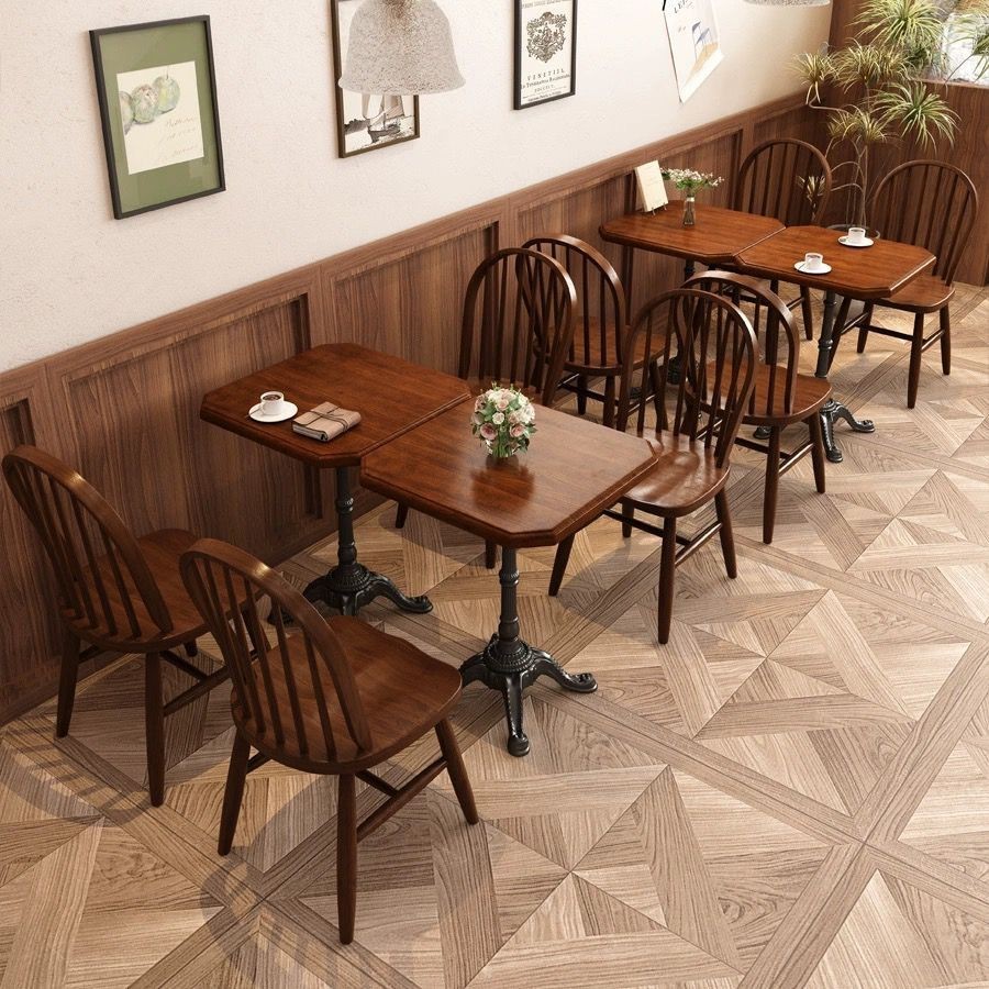 Jual Meja Kursi Cafe Ruang Tamu Klasik / Wooden Round Coffee Table ...