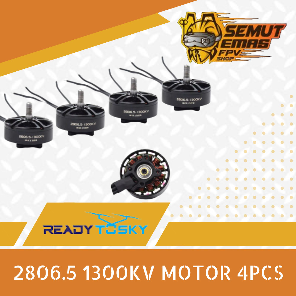 Jual Readytosky 2806.5 2807 1300KV Brushless Motor 3-6S 4PCS 1 SET ...