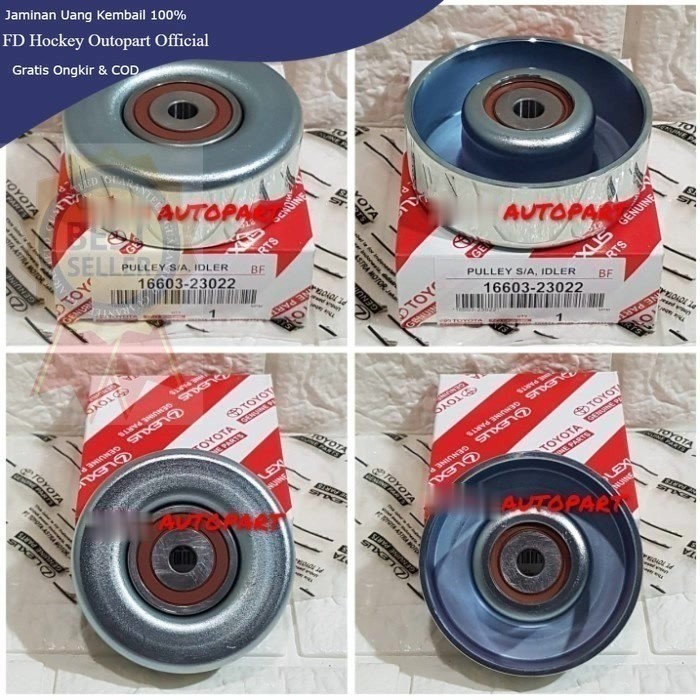 Jual bearing stelan pulley pully poli tensioner ac fan belt veloz rush ...