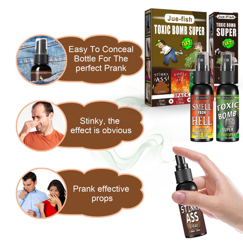 Jual Fart Spray Hand Semprotan Parfum Bau Tai Smelly Stinky Liquid Ass ...