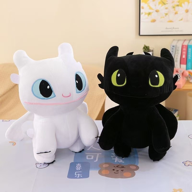 Jual How To Train Your Dragon Anime Figures Toothless Plush Toy Doll ...