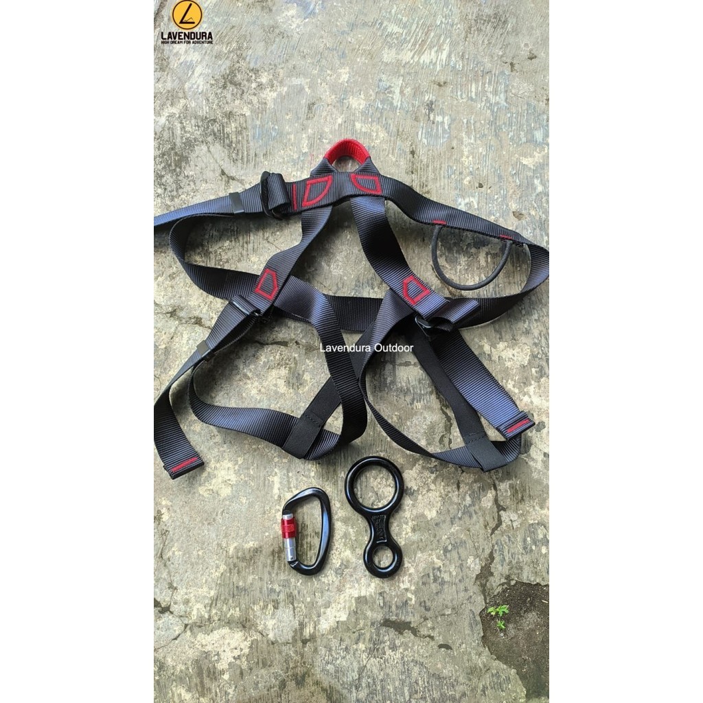 Jual REPLING SET KOMPLIT Paket Rappeling 9 Reppeling SRT Single Rope ...
