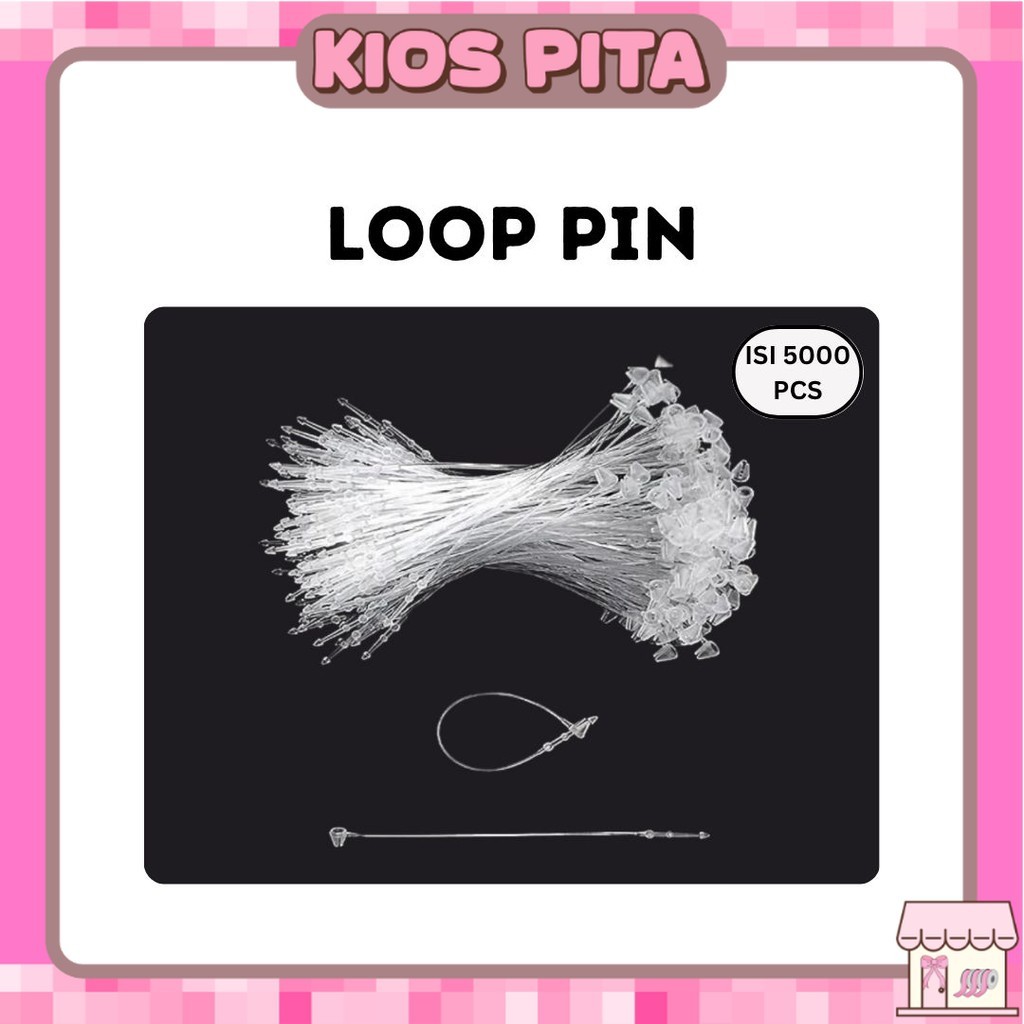 Jual LOOP PIN / Plastik Lock Hang Tag Pin 5000 pcs | Shopee Indonesia