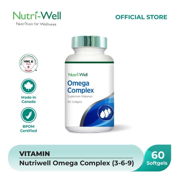 Jual Nutriwell Omega Complex 60 Softgell suplemen | Shopee Indonesia