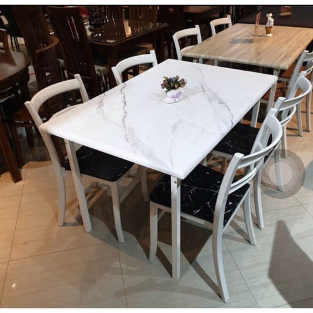Jual Meja Makan DTM Marble SBL* | Shopee Indonesia